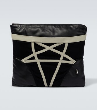 Pentabrief leather pouch | Rick Owens