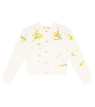 Toesie embroidered cotton cardigan | Bonpoint