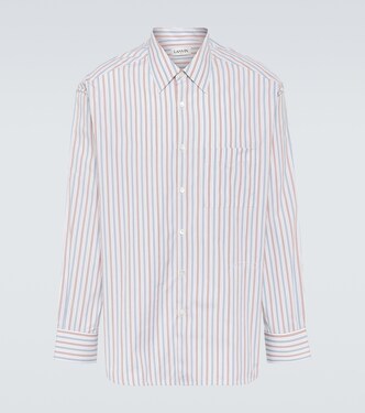 Striped cotton poplin shirt | Lanvin