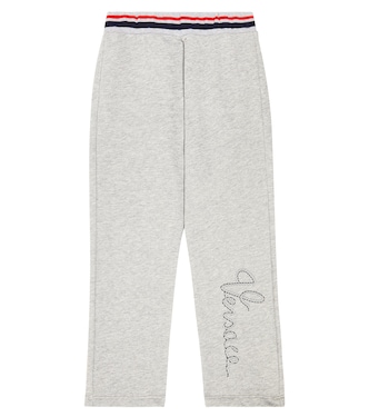 Printed cotton jersey sweatpants | Versace Kids