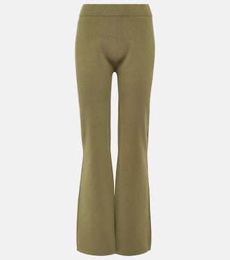 Pantalon évasé en soie mélangée | Joseph