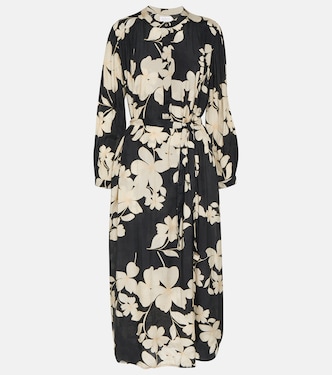 Josepha floral midi dress | Velvet