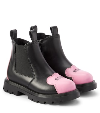Leather boots | Moschino Kids