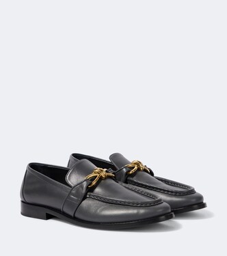 Astaire Knot leather loafers | Bottega Veneta