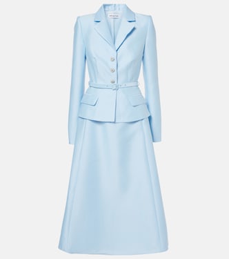 Midikleid aus Crêpe | Self-Portrait