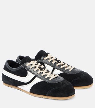 Leather and suede sneakers | Dries Van Noten