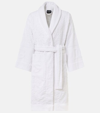 DG cotton terry bathrobe | Dolce&Gabbana Casa