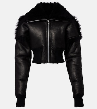Cropped-Lederjacke Flight | Rick Owens