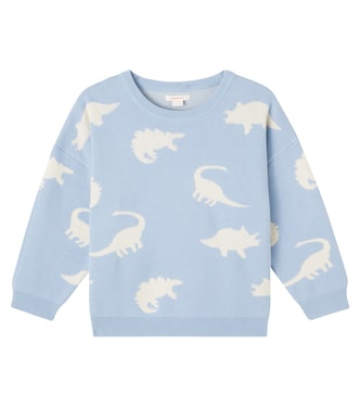 Lapis jacquard cotton sweater | Konges Sløjd