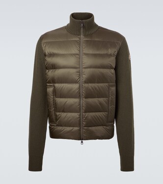 Down-paneled wool and cashmere jacket | Moncler