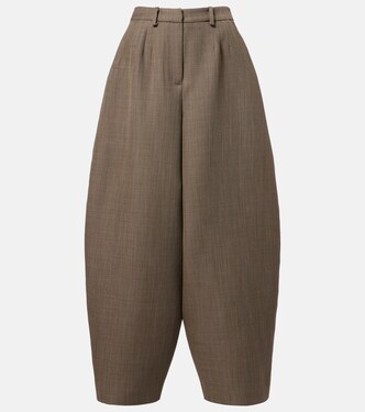 Wool barrel-leg pants | Magda Butrym