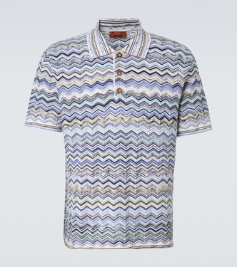 Zigzag cotton polo shirt | Missoni