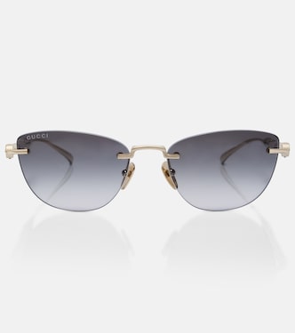 Bamboo cat-eye sunglasses | Gucci