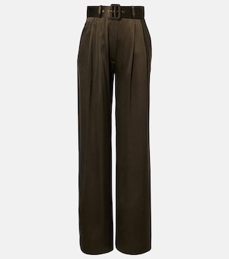 Belted silk wide-leg pants | Zimmermann