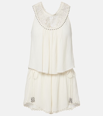 Nilany beaded silk romper | Isabel Marant