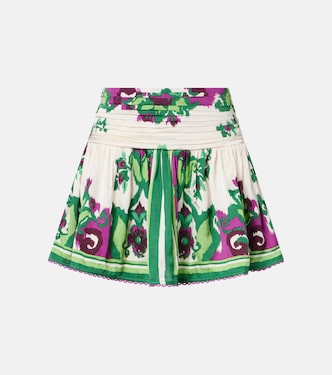 Colleen floral miniskirt | Poupette St Barth