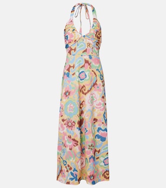 Ilyana printed cotton jersey midi dress | Rixo