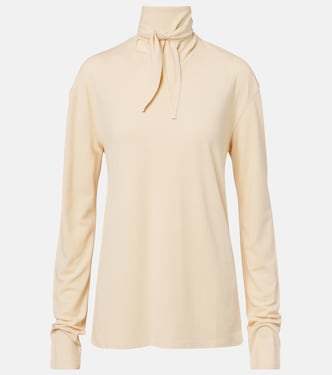 Cotton jersey turtleneck top | Lemaire