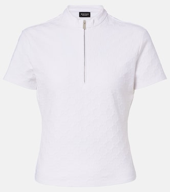 GG jersey jacquard half-zip top | Gucci