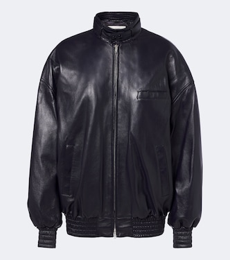 Leather bomber jacket | Phoebe Philo