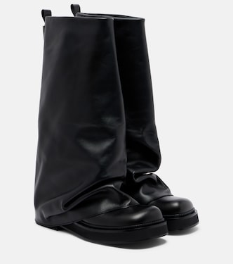 Robin leather combat boots | The Attico