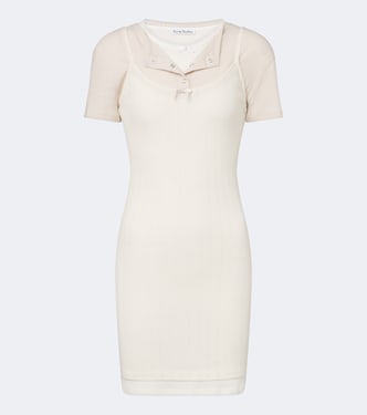 Layered knitted minidress | Acne Studios