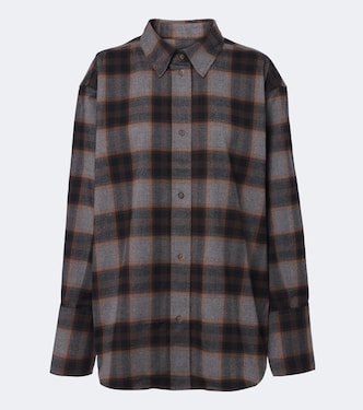 Checked cotton flannel shirt | Róhe