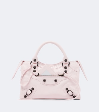 Le City Mini leather top-handle bag | Balenciaga