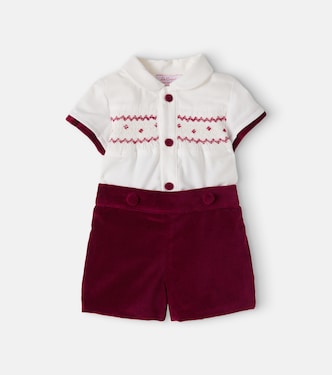 Baby Spieler Bautista aus Baumwolle und Samt | La Coqueta