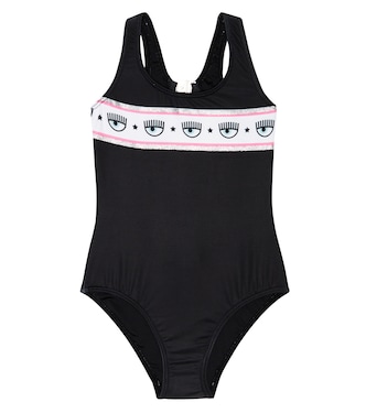 x Chiara Ferragni eye-motif swimsuit | Monnalisa