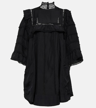 Zakae ruffle-trimmed silk minidress | Isabel Marant