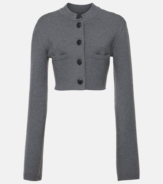 Ello cropped wool-blend jacket | Khaite
