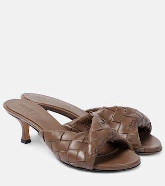 Blink Intrecciato 50 leather mules | Bottega Veneta