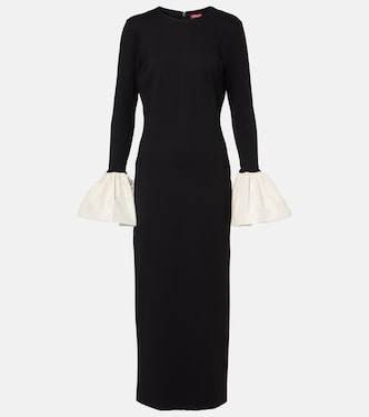 Hawthorne taffeta-trimmed maxi dress | Staud