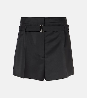 Shorts aus Mohair und Wolle | Prada