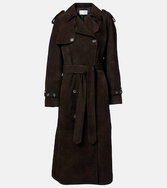 Trenchcoat aus Veloursleder | Magda Butrym