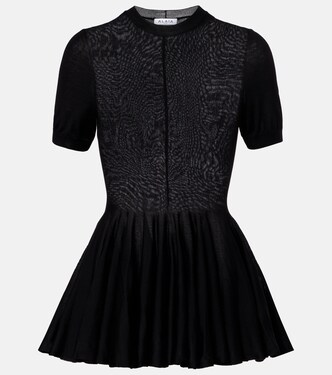 Peplum virgin wool top | Alaïa