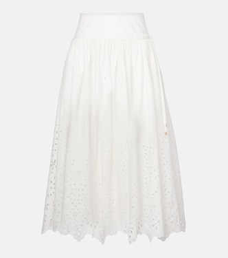 Midirock aus Baumwolle | Self-Portrait