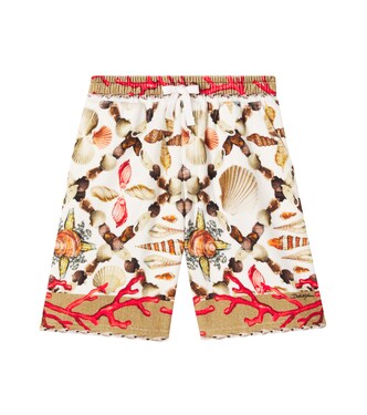 Printed cotton Bermuda shorts | Dolce&Gabbana Kids