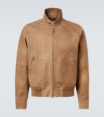 Novak suede bomber jacket | Loro Piana