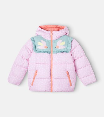 Printed quilted puffer jacket | Stella McCartney Kids