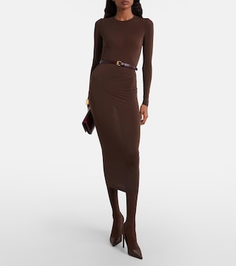 tights to wear with brown dress How to Wear & Style Colored Tights: From Red To White