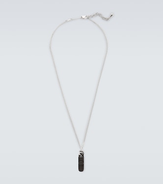 Collana con pendente Interlocking G in argento sterling | Gucci