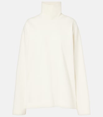 Cotton jersey turtleneck top | Phoebe Philo