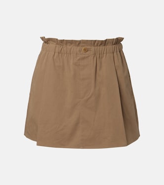 Cotton twill skort | Vince