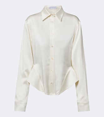 Peplum satin shirt | Stella McCartney