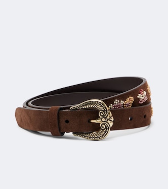 Beaded suede belt | Etro