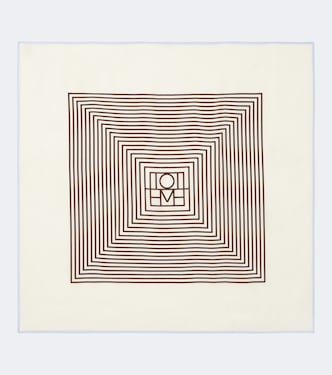 Monogram silk scarf | Toteme