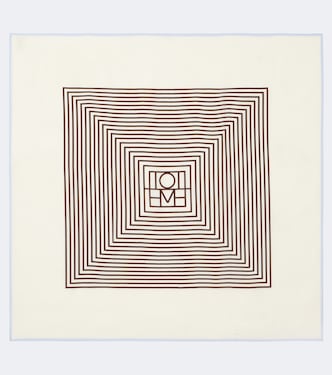 Tuch Monogram aus Seide | Toteme