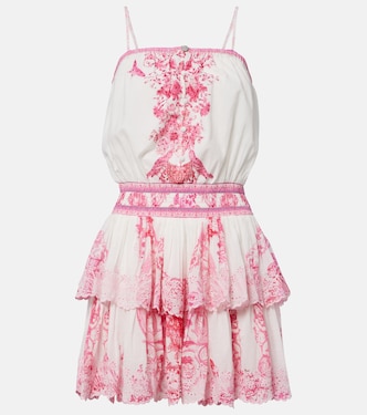 Verziertes Minikleid aus Baumwolle | Camilla